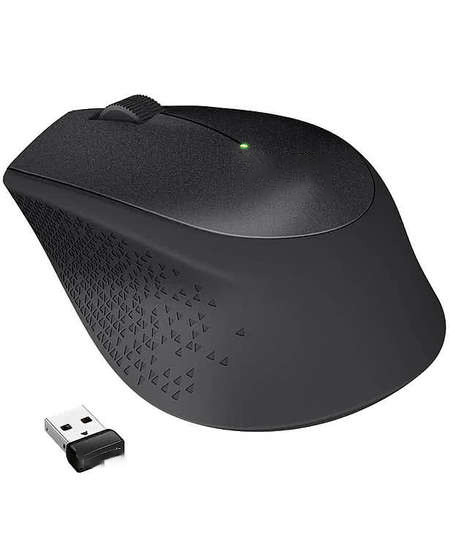 Ergonomic Wireless Office Mouse With Mute Click Structure and Long Battery Lifespan