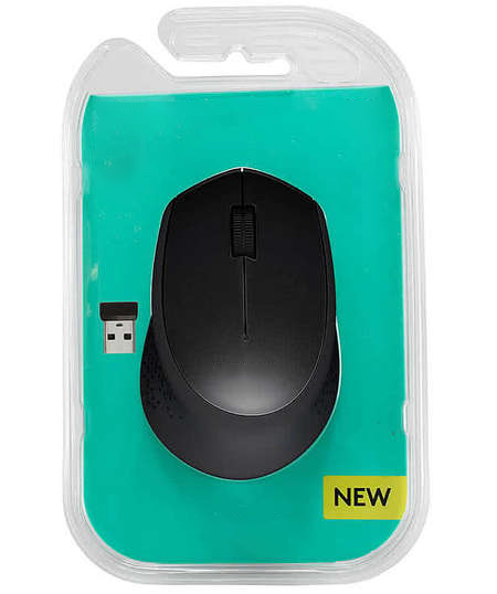 Ergonomic Wireless Office Mouse With Mute Click Structure and Long Battery Lifespan