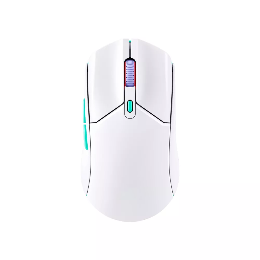 Symmetrical Lightweight Wireless Gaming Mouse With Dual Wireless Connection and Latency Optimization Support