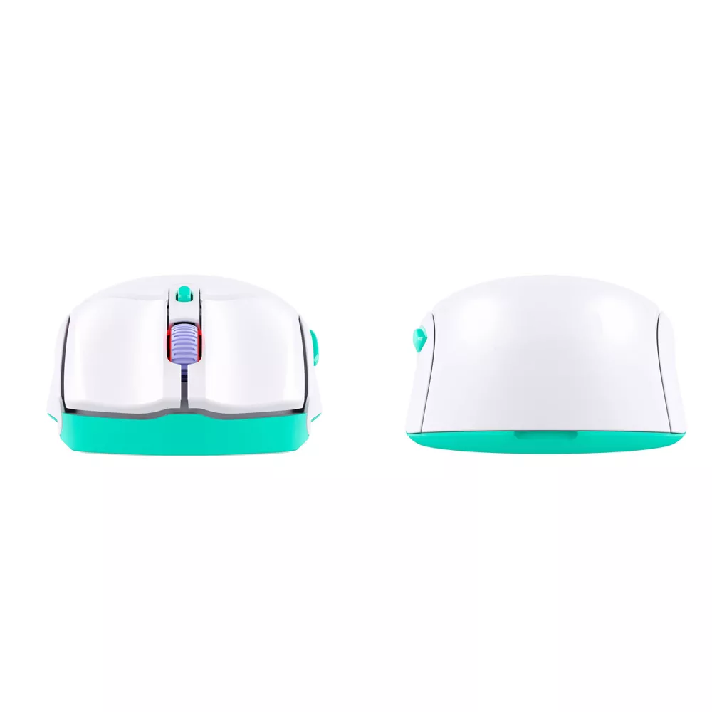 Symmetrical Lightweight Wireless Gaming Mouse With Dual Wireless Connection and Latency Optimization Support
