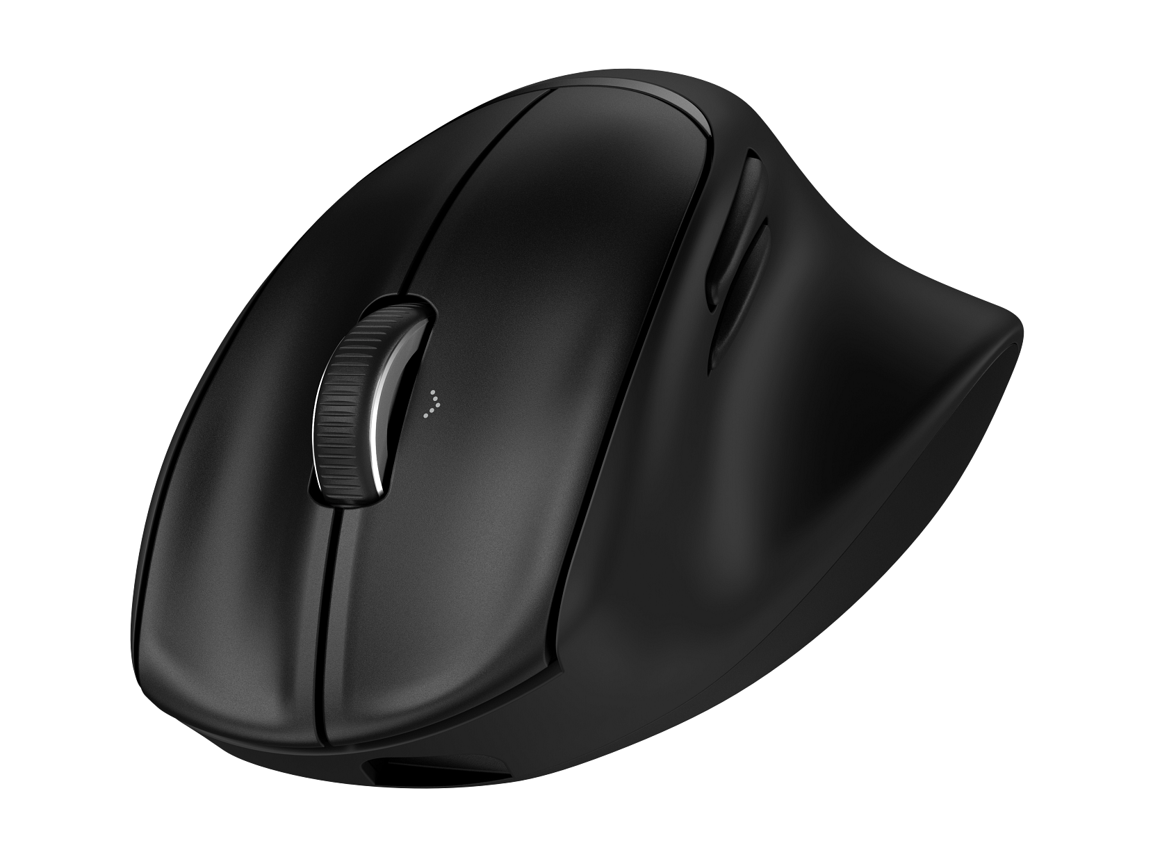 Semi-Vertical Ergonomic Business Mouse Supporting Dual Wireless Transmission and Fast Charging