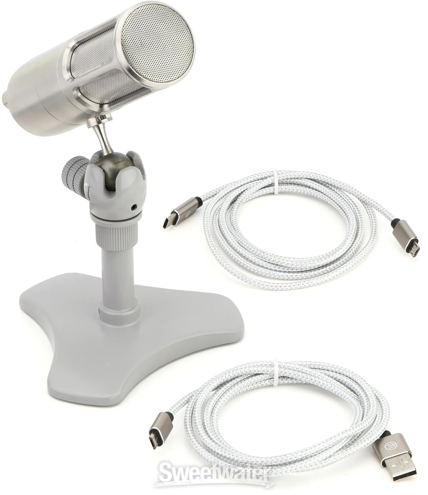 Studio Grade Plug-and-Play USB Condenser Microphone Built for Content Production and Remote Meetings