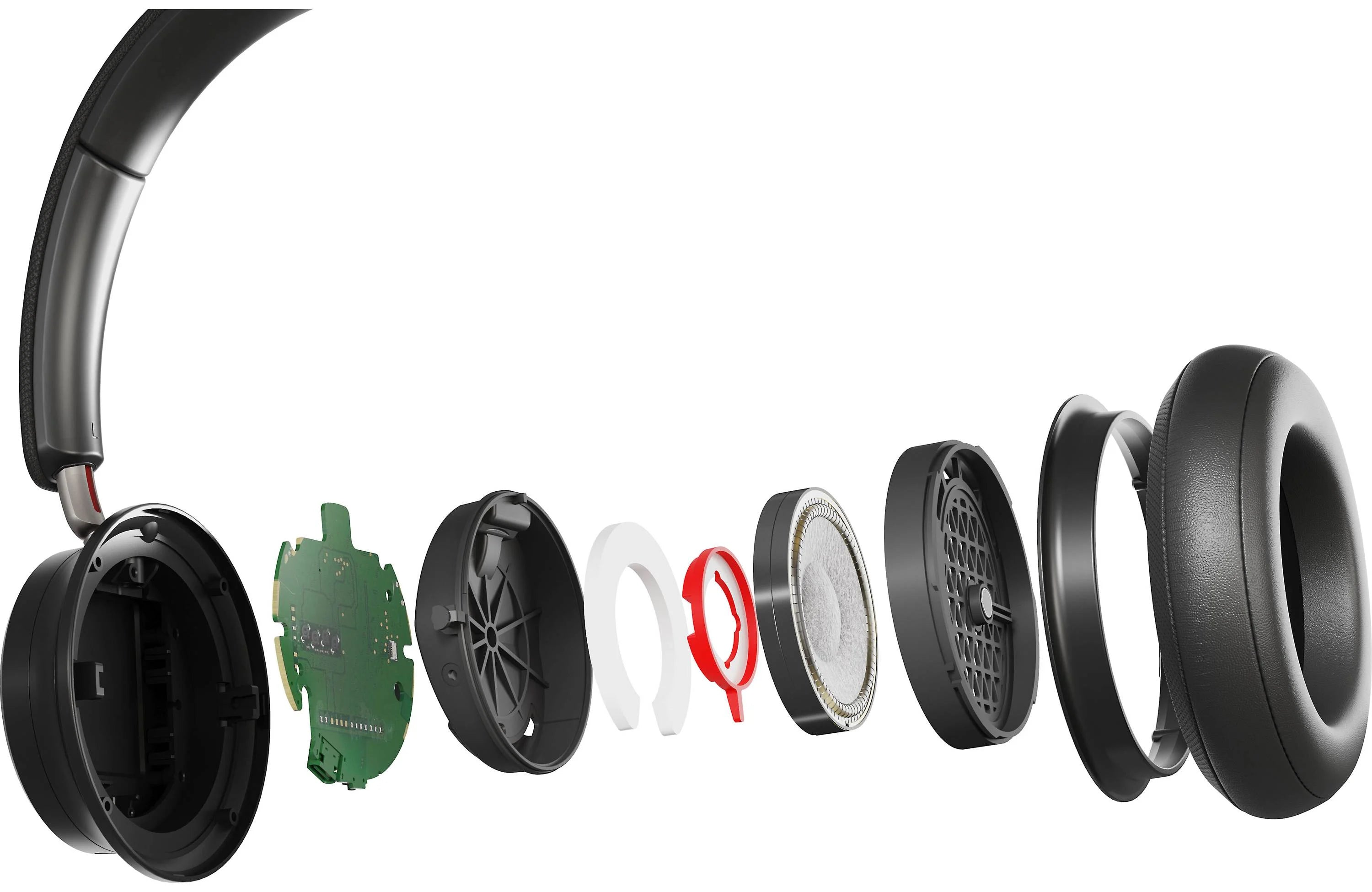 Closed-Back Over-Ear ANC Headphones Supporting Multi-Codec Wireless Audio and Dual Sound Presets